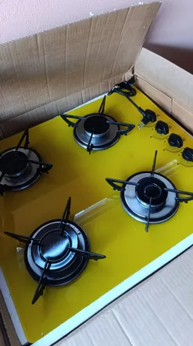 Cooktop Casa vitra amarelo 