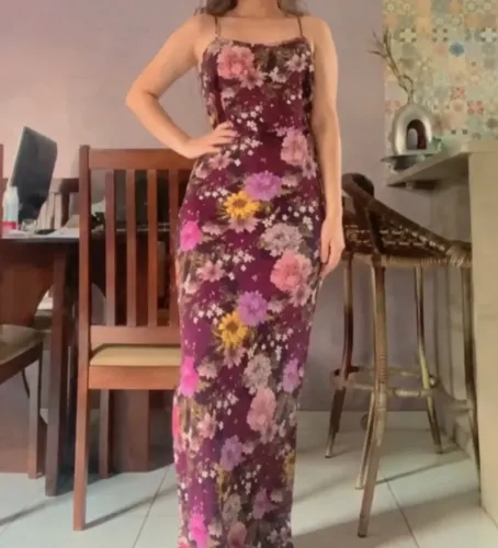 Vestido Florido, Tamanho PP