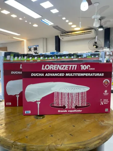 Chuveiro Lorenzetti Advanced Multitemperaturas 5500W em 127V / 6400W em 220V.