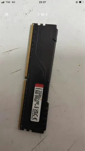 Memória ram 3200hz fury 16 gb cl16