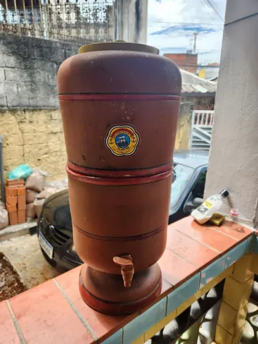 Filtro de barro 20 litros 3 velas