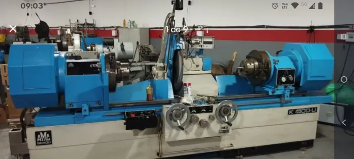 Máquina retifica de eixo e cilindros industrial 