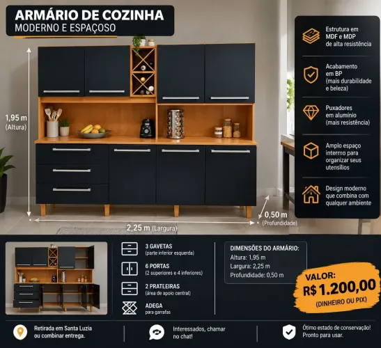 Armário de cozinha 