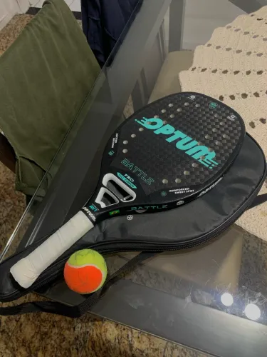 Raquete OPTUM fibra de carbono 12k Beach Tennis