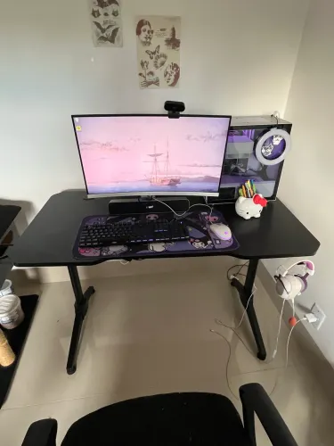 mesa kabum gaming: pés ajustáveis metal