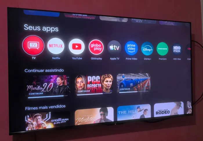 Smart tv TCL 50" 4k bordas infinita com nota fiscal