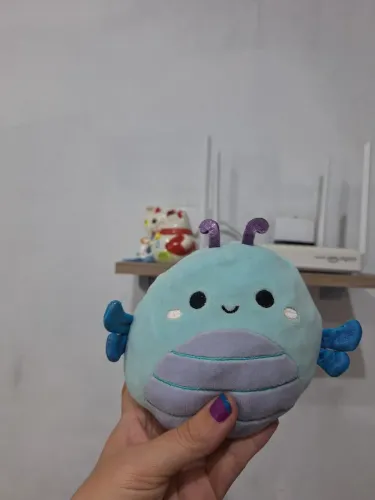 Pelúcia mini squishmallow flip 2 em 1