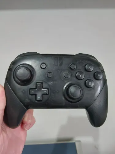 Nintendo Switch Pro Controller Original Usado + Caixa + Cabo