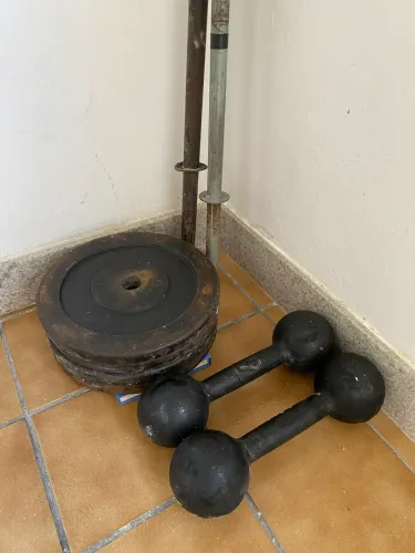 Pesos para treino de força 