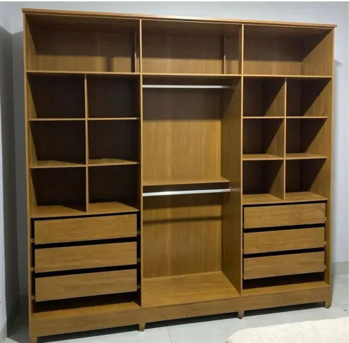 Guarda roupa Nature off white - MDF