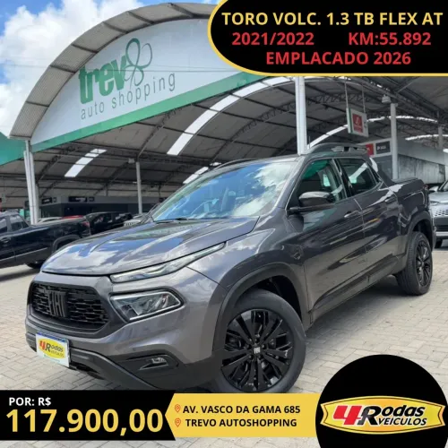 Fiat Toro Volcano 1.3 T270 4X2 Flex AUT 2022