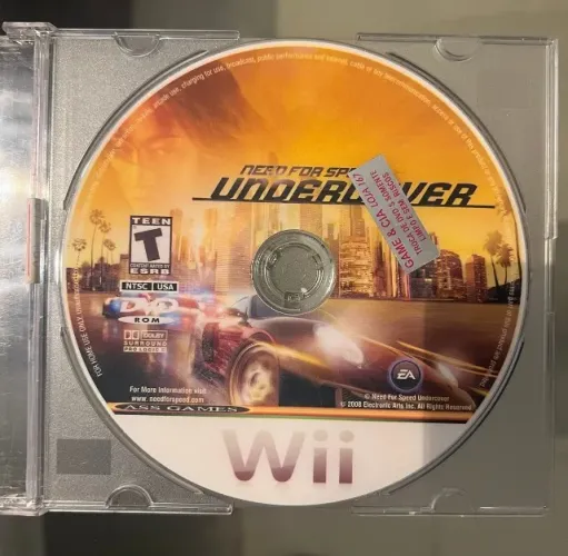 jogo need for speed undercover wii