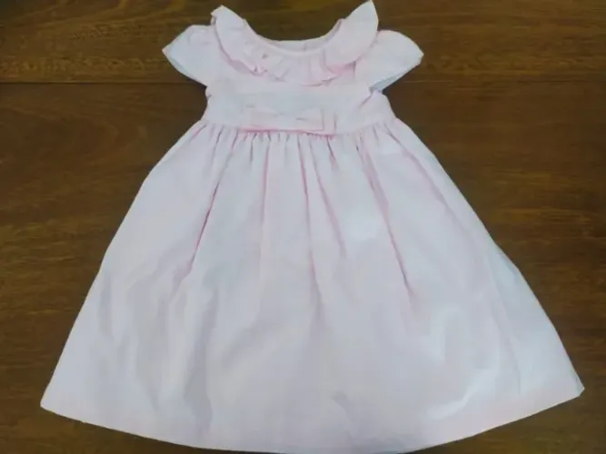 Vestido Com Babado Para Bebê Da Possum - Tamanho 2 Anos