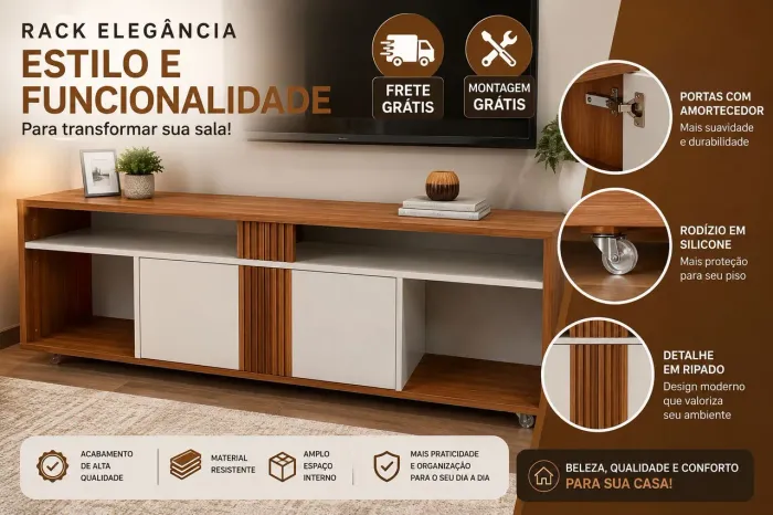 Rack NT1290-Entrrga e Montagem Grátis!!!
