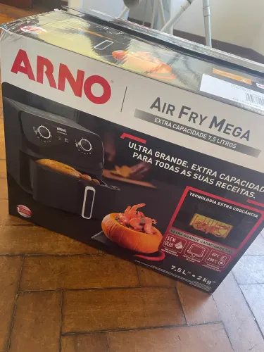 Air fry Arno Mega 7,5 litros Nova Com nota fiscal
