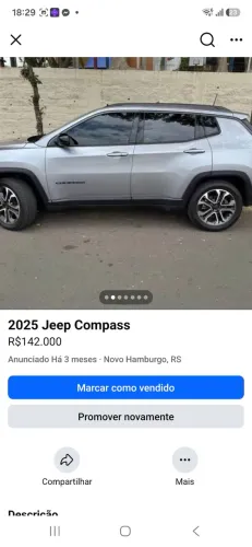 Jeep Compass LON Nig. Eagle 2.0 4X2 Flex Aut. 2025