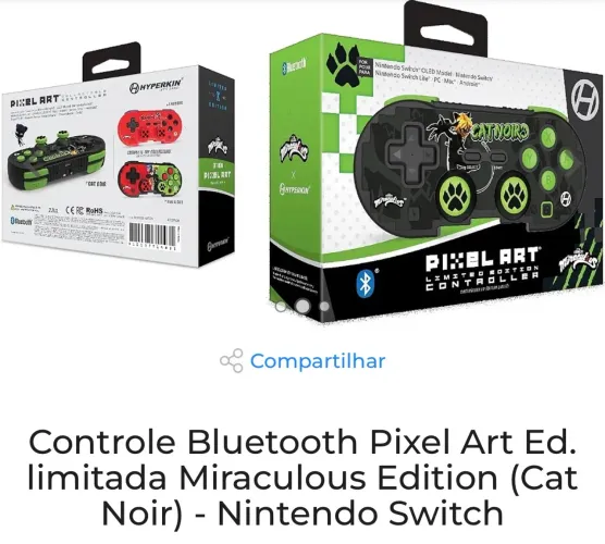 Vendo controle Bluetooth Pixel edição limitada (Lacrado)