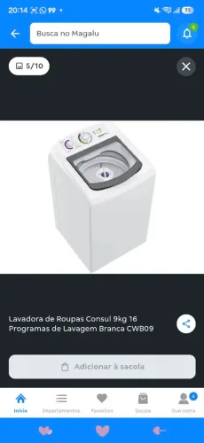 Máquina de lavar