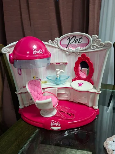 Brinquedo Salão Pet Da Barbie Mattel Original - Funcionando!