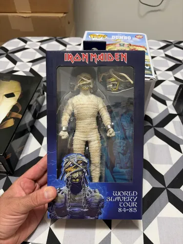 Action figure neca, Iron Maiden World Slavery tour 84/85, novo, original e importado 