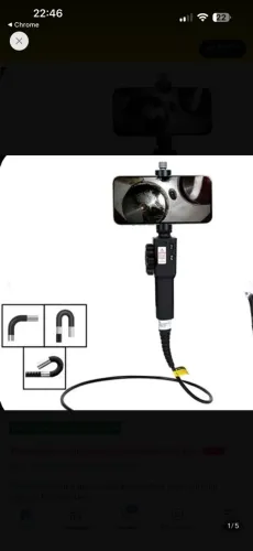 Câmera de Inspeção / Boroscópio Articulado Profissional VRS HD2 (Lente ZEISS)