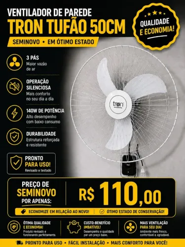 Ventilador  de Parede 