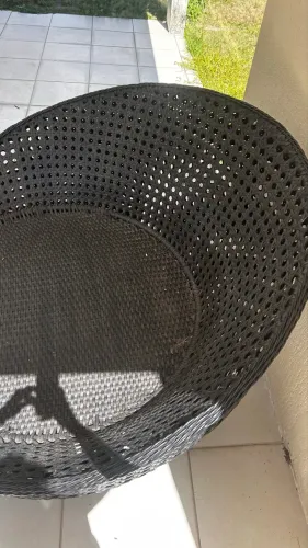 Namoradeira de Rattan 