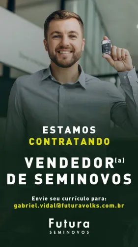 Vaga pra vendedor de Carros Seminovos!