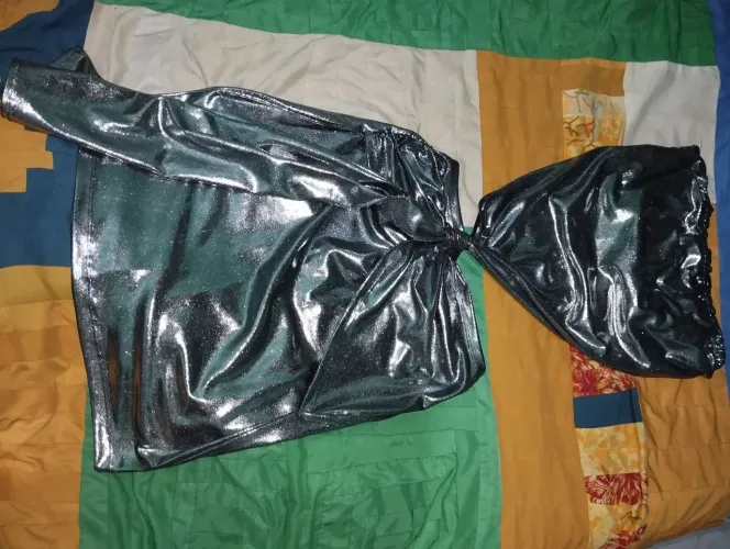 Vestido prateado