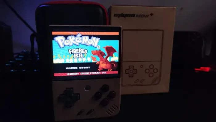 Miyoo Mini Plus + SD Card 64GB jogos PT-BR