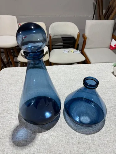 Par de vaso (um sem tampa)