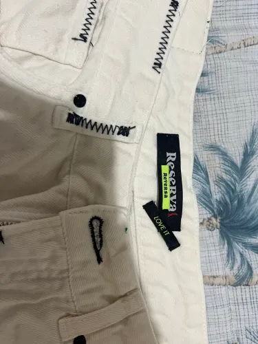 Short Feminino Reserva Reversa Original Branco Tam. 42 - Novo com Etiqueta