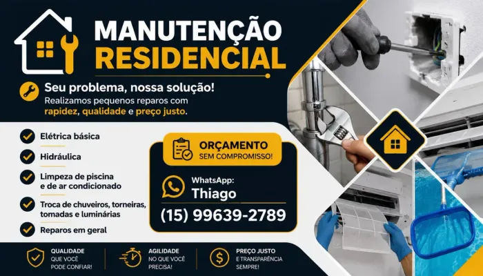Serviço de manutenção residencial