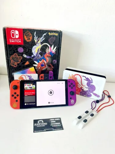 Nintendo Switch OLED Edição Pokémon (Aceito Cartão)