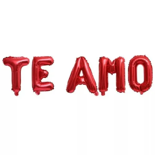 Balão "Te Amo" Metalizado 