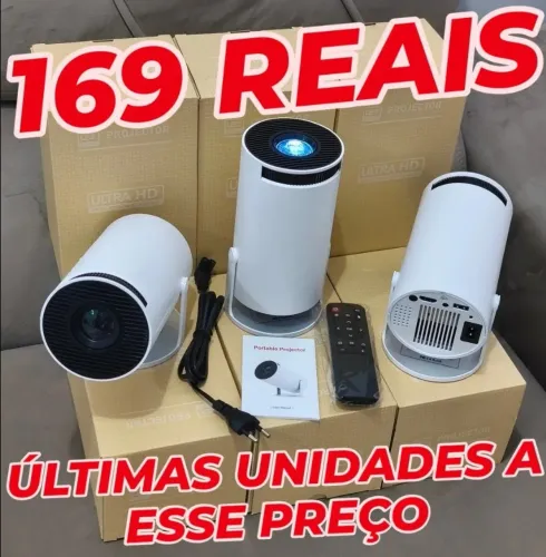 PROJETOR HY300 NOVOS ÚLTIMAS UNIDADES
