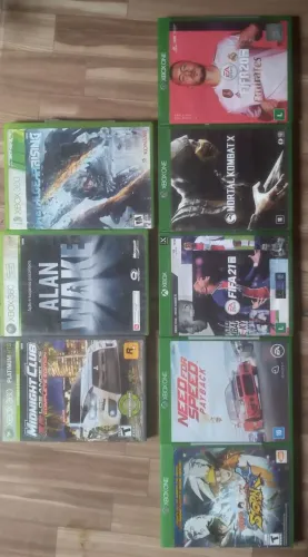 Jogos xbox one e 360