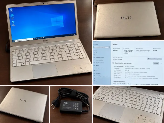 NOTEBOOK ULTRA CORE i5 | 8GB RAM | SSD 480GB