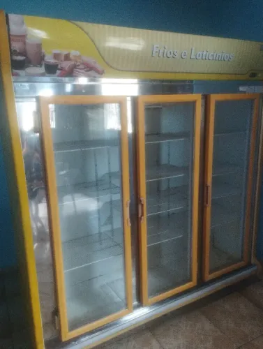 Freezer expositor pra vende logo