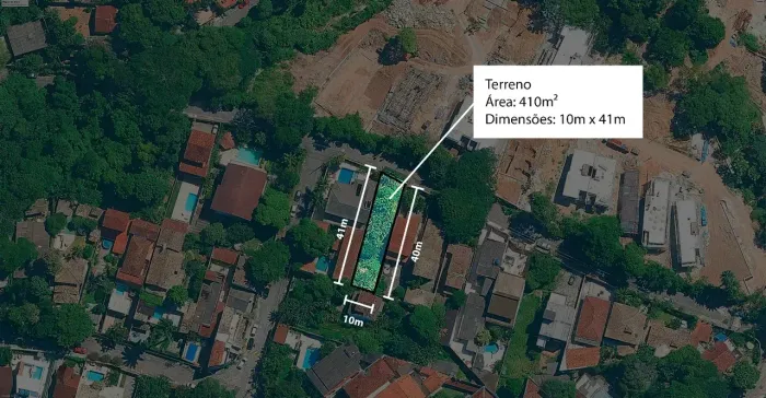 TERRENO DE 410 M2 - BARRINHA- BARRA DA TIJUCA -RJ