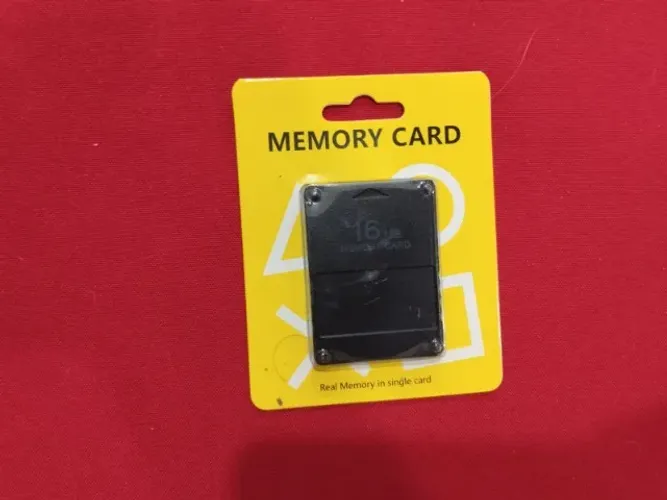 Cartão de Memória 16 MB para PlayStation 2 PS2 - Compatível com Todos os Jogos - IG
