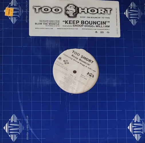 Lp Vinil Single Too Short feat. Snoop Dogg - Keep Bouncin - Single 12"