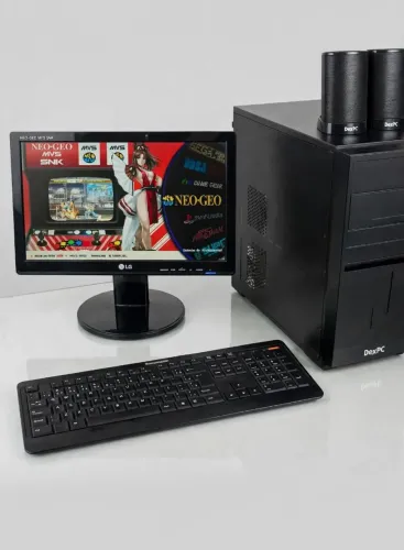 Computador com batocera 80 jogos retrô