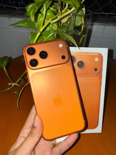 iPhone 17 pro Max laranja 256gb
