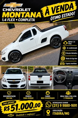 Chevrolet Montana LS 1.4 Econoflex 8V 2P 2018
