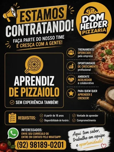 Aprendiz de Pizzaiolo