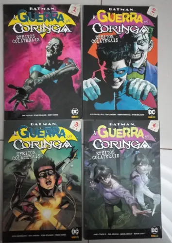 Hqs Batman: A Guerra do Coringa - Efeitos Colaterais /Panini - Completo 2021 Dc Comics Dan