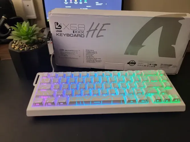 Teclado Magnético Attack Shark x68 HE *NOVO*