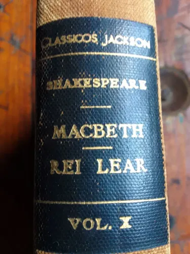 Livro William Shakespeare Macbeth Rei Lear vol 1<br>Volume: Vol. I