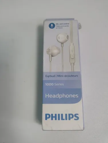 Fone com microfone Philips 1000 series original novo